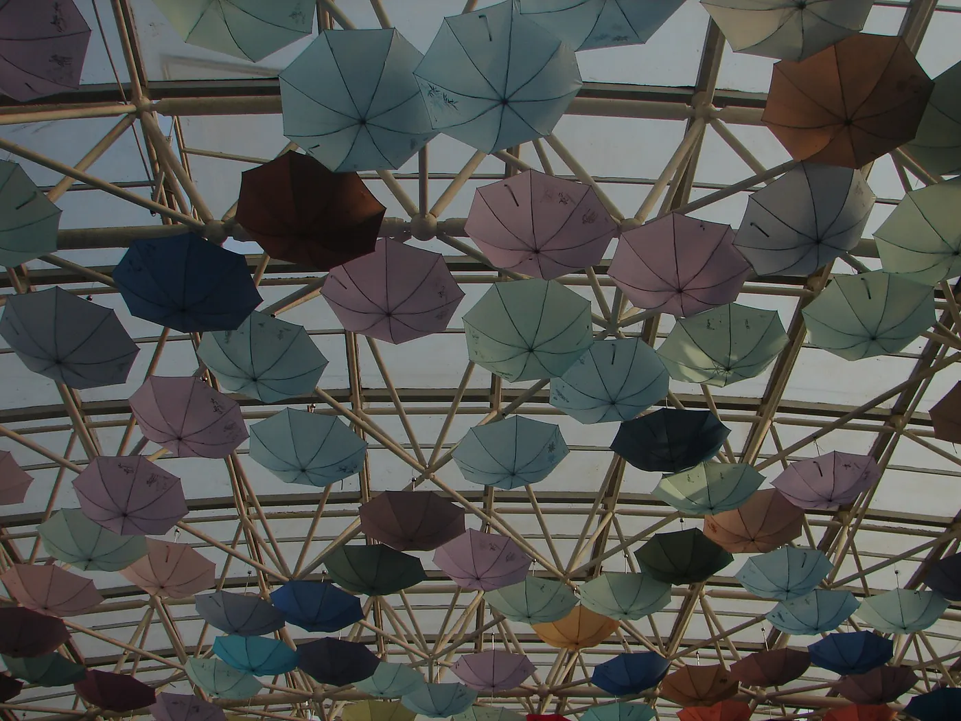 Umbrella frame and fabric quality control