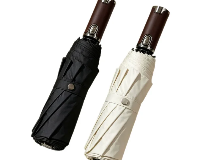 23-Inch 10-Rib Automatic Folding Umbrella