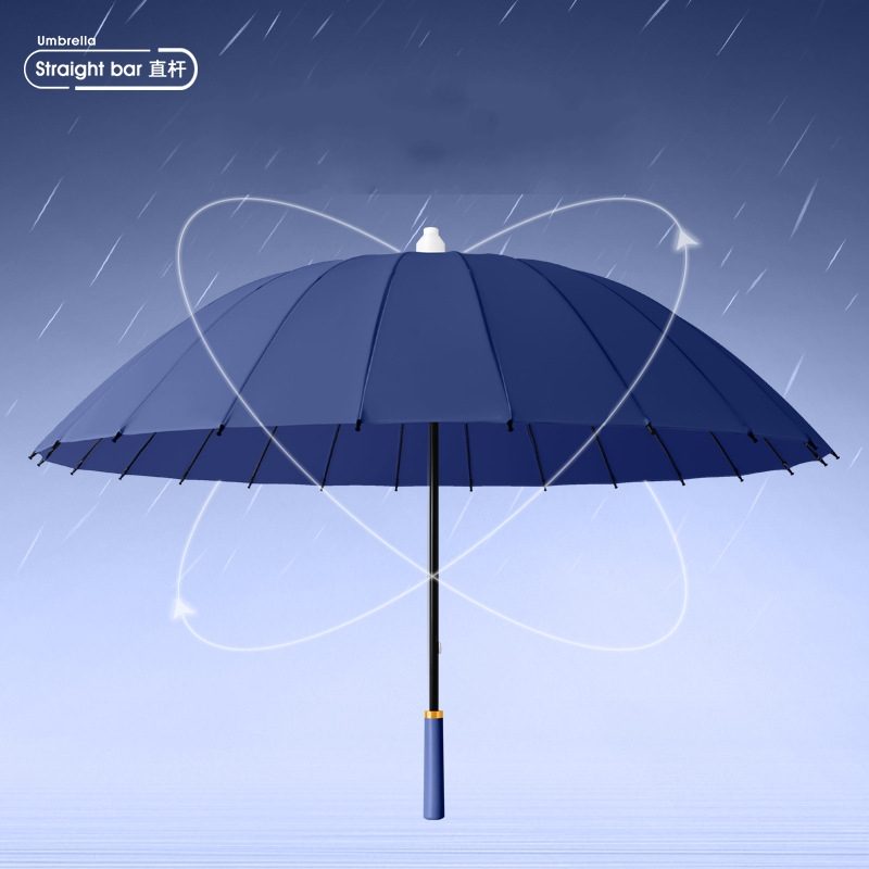Wholesale Automatic Business Long Umbrella with Waterproof Cover