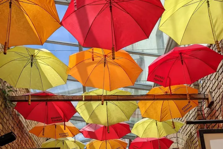 Finished umbrella reviewed for handle comfort and branding