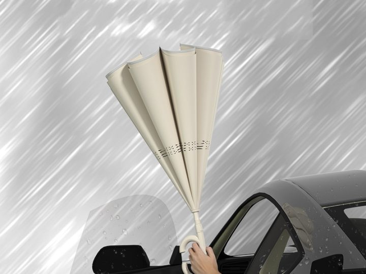 Wholesale 8-Rib Double-Layer Reverse Long Umbrella