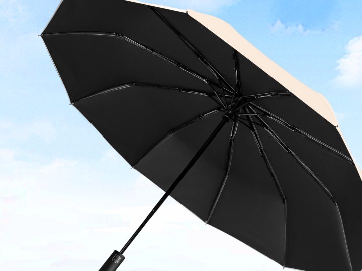 Wholesale 10-Rib Automatic UV Umbrella with Window Breaker